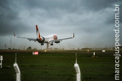 Apesar de chance de chuva, Aeroporto de Campo Grande funciona normalmente nesta terça-feira