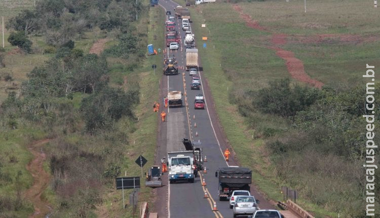 Atenção, motoristas: BR-163 tem 12 bloqueios de obras e trânsito pode ser lento