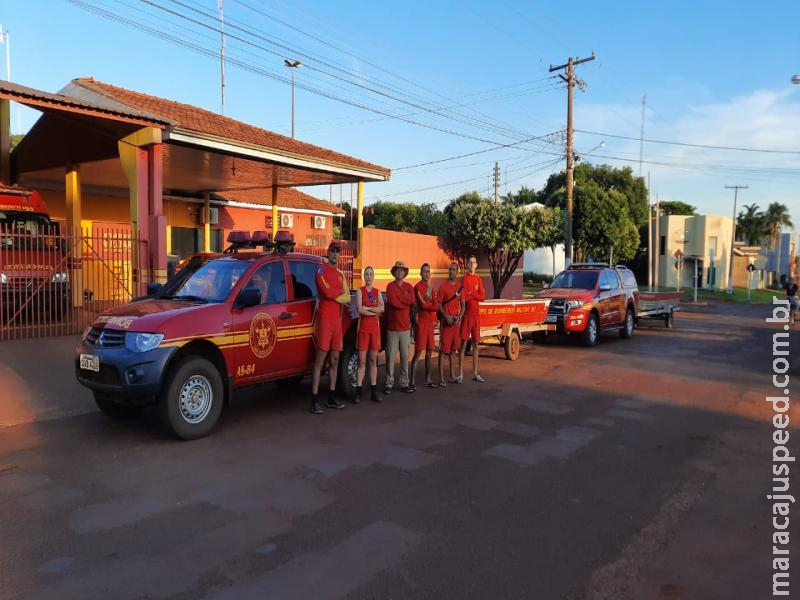 Bombeiros de Maracaju localizam corpo de jovem rapaz que estava desparecido nas águas do Rio Vacaria na cidade de Rio Brilhante