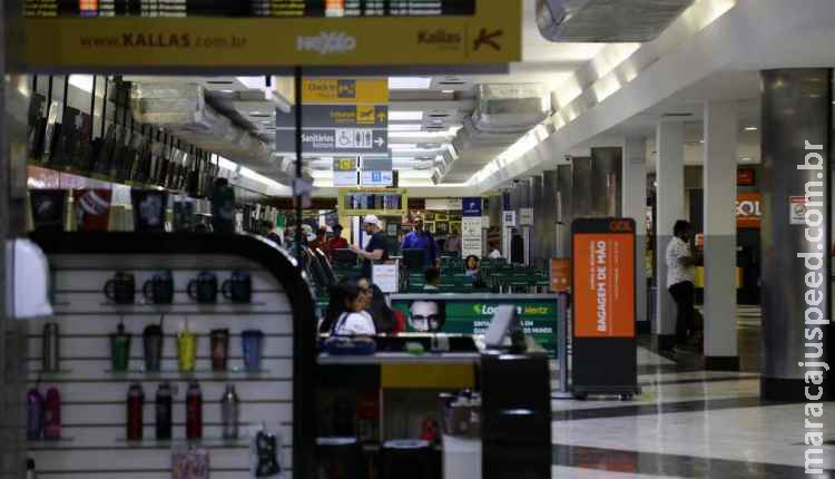 Com 13 voos previstos, Aeroporto de Campo Grande opera normalmente nesta segunda-feira