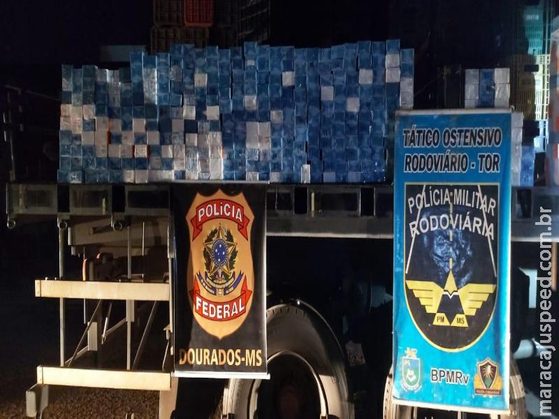 Dourados: Polícia Militar Rodoviária apreende mega carga de celulares avaliada em mais de dois milhões de reais