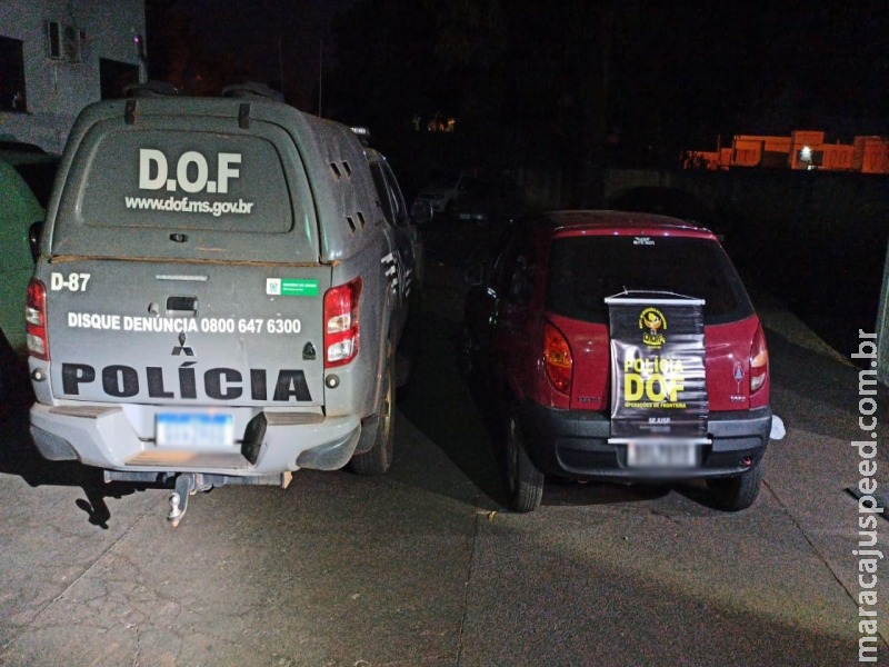 Maracaju: DOF apreende Maconha e Haxixe em veículo na Rodovia MS-162