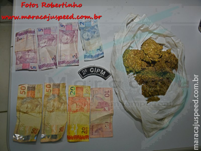 Maracaju: Militares do 1º PEL/3º GPM Vista Alegre prende dupla por tráfico de drogas