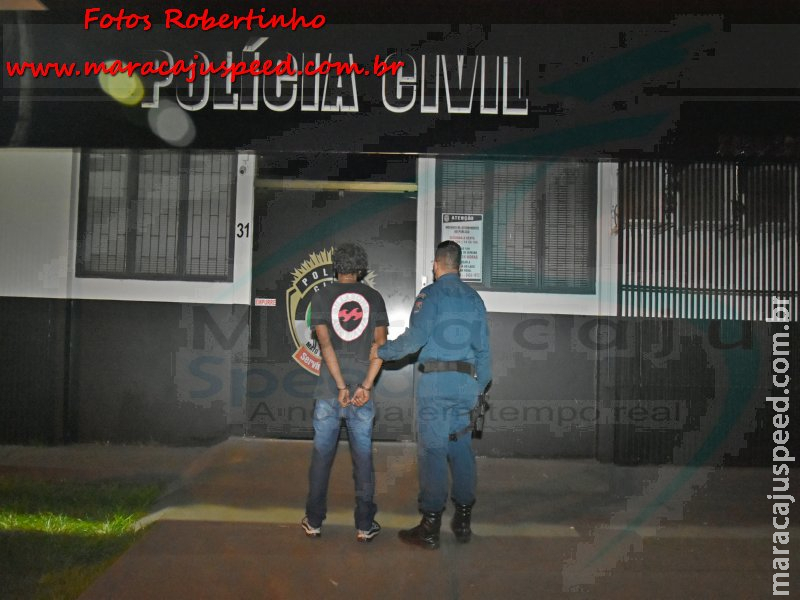 Polícia Militar de Maracaju prende em flagrante autor de “HOMICÍDIO SIMPLES NA FORMA TENTADA”