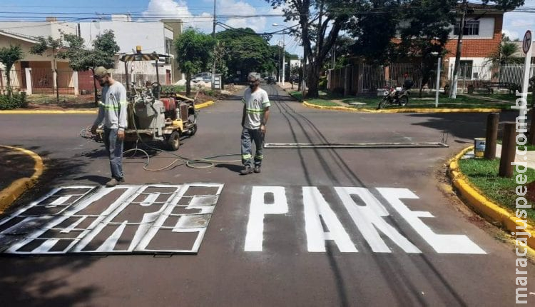 Rua Mato Grosso, no cruzamento com a João Vicente Ferreira, passa a ser preferencial em Dourados Rua Mato Grosso, no cruzamento com a João Vicente Ferreira, passa a ser preferencial em Dourados