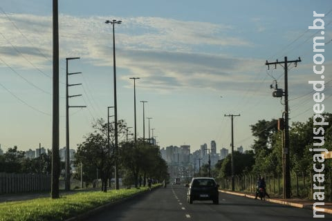 Terça-feira terá temperaturas mais amenas e possibilidade de chuva isolada em MS