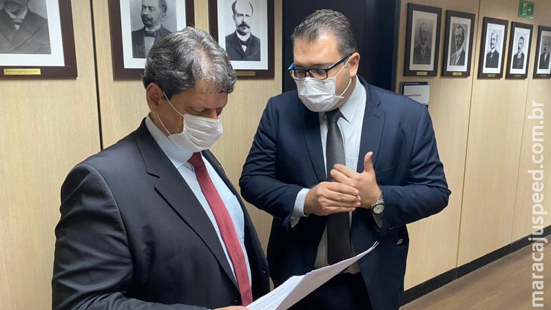Alan Guedes pede apoio do ministro da Infraestrutura para garantir terminal da Ferroeste em Dourados Alan Guedes pede apoio do ministro da Infraestrutura para garantir terminal da Ferroeste em Dourados