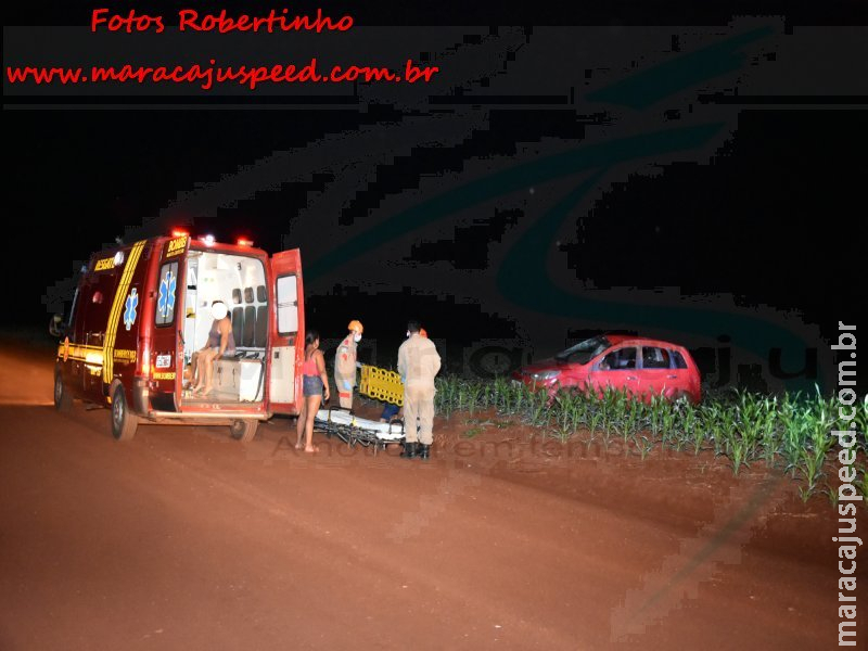 Bombeiros atendem ocorrência de acidente em estrada vicinal a 40 km do perímetro urbano de Maracaju Bombeiros atendem ocorrência de acidente em estrada vicinal a 40 km do perímetro urbano de Maracaju