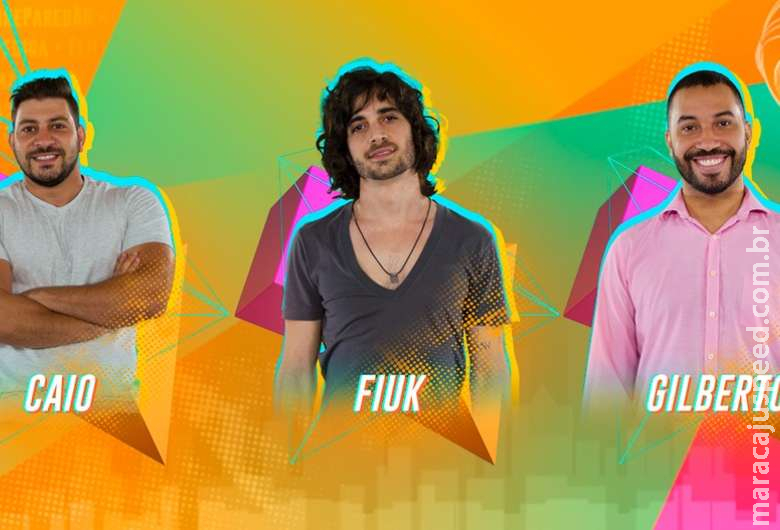 Caio, Fiuk e Gilberto disputam o 12º Paredão do BBB21 Caio, Fiuk e Gilberto disputam o 12º Paredão do BBB21