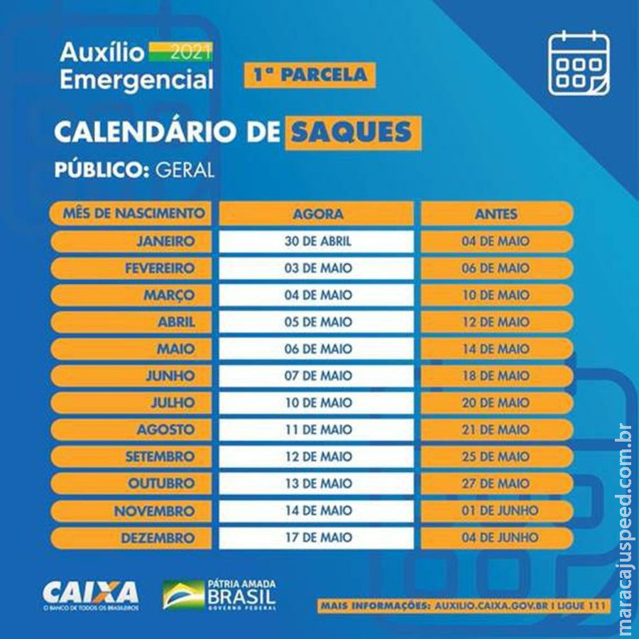 Caixa paga hoje auxílio emergencial a nascidos em novembro Caixa paga hoje auxílio emergencial a nascidos em novembro