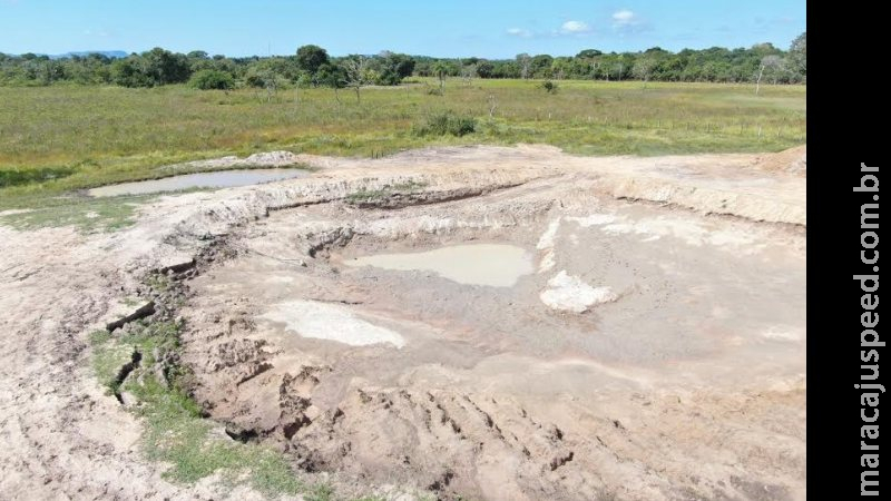 Dono de chácara é multado construir tanques de piscicultura em mata ciliar de córrego Dono de chácara é multado construir tanques de piscicultura em mata ciliar de córrego