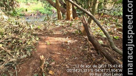 Dono de sítio é multado em R$ 10 mil por degradação de matas ciliares do Rio Anhanduí Dono de sítio é multado em R$ 10 mil por degradação de matas ciliares do Rio Anhanduí