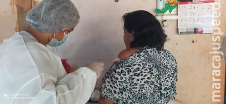  Em Sidrolândia, 10,94% em relação aos moradores já foram vacinados contra COVID-19 