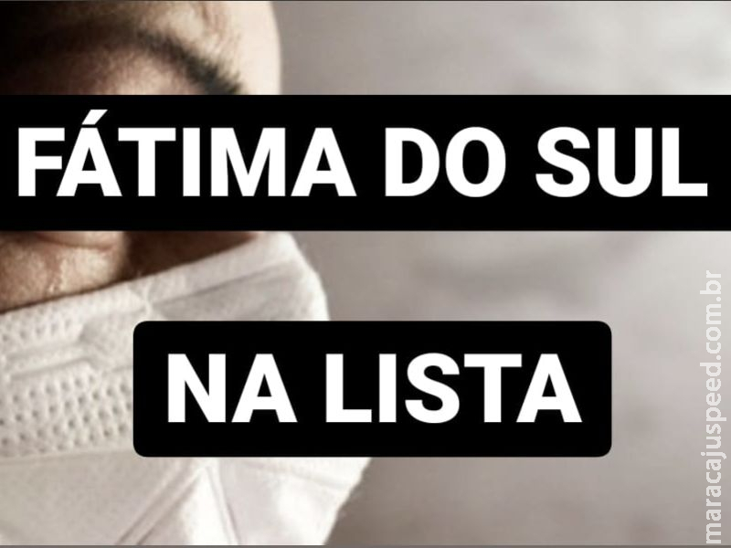 Fátima do Sul entra no pacote de repasse de R$ 3,5 milhões para 15 cidades enfrentar a Covid em MS Fátima do Sul entra no pacote de repasse de R$ 3,5 milhões para 15 cidades enfrentar a Covid em MS