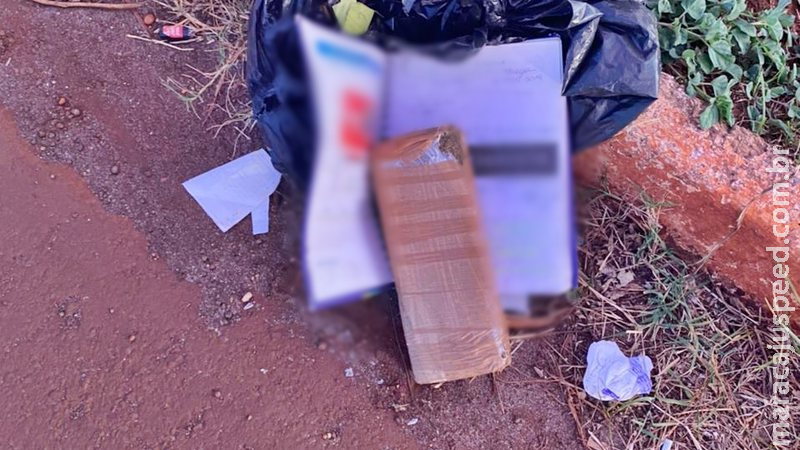 Guarda encontra tablete de maconha abandonado em avenida Guarda encontra tablete de maconha abandonado em avenida