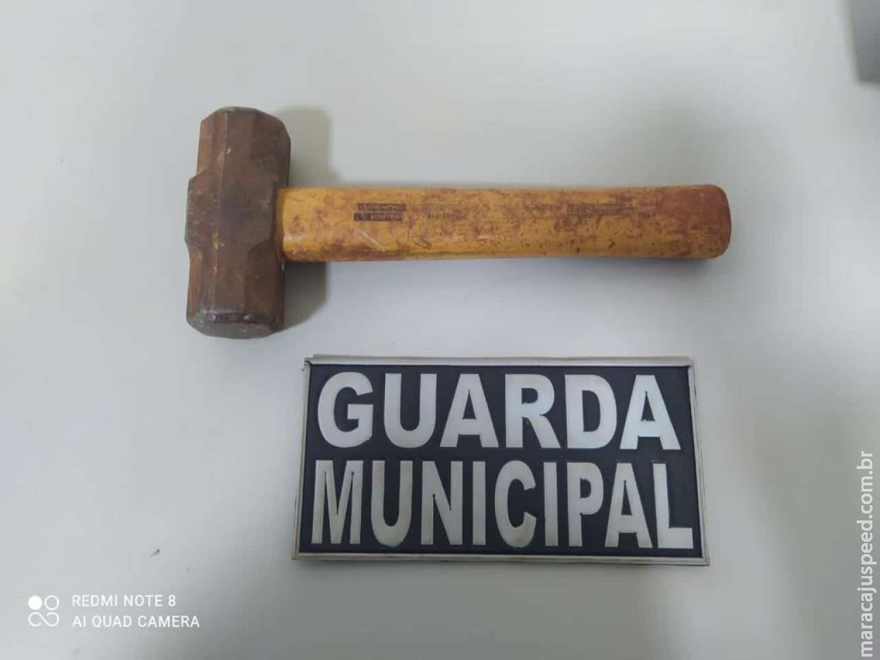 Homem é preso após agredir mulher a marretadas na frente das filhas em Dourados Homem é preso após agredir mulher a marretadas na frente das filhas em Dourados