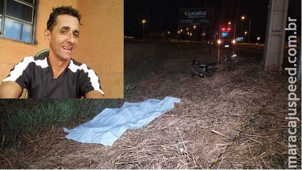  Identificado, Denivaldo morre na hora após colidir moto em placa na BR-376 