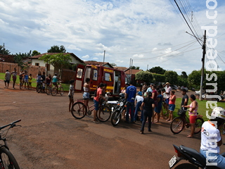 Maracaju: Corpo de Bombeiros atendem acidente no conjunto Nenê Fernandes com duas vitimas