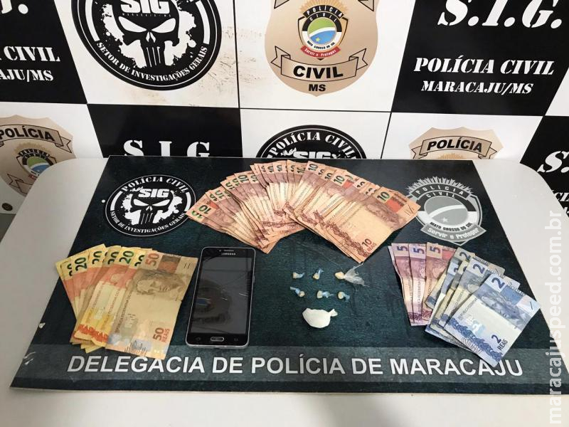 Maracaju: Polícia Civil e Polícia Militar cumprem mandado de busca e apreensão e apreende drogas em residência no Cambaraí