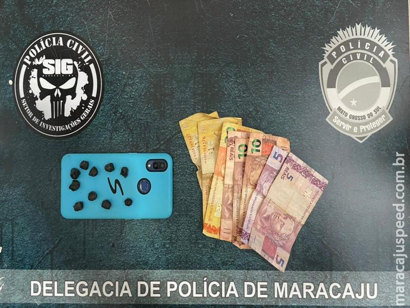 Maracaju: Polícia Civil prende em flagrante indivíduo por tráfico de drogas Maracaju: Polícia Civil prende em flagrante indivíduo por tráfico de drogas