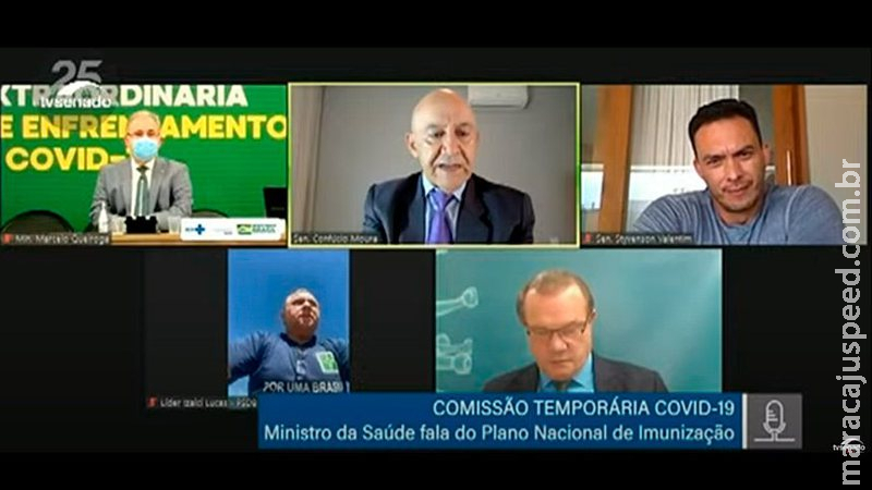 Ministro nega em comissão que governo tenha reduzido meta de vacinação Ministro nega em comissão que governo tenha reduzido meta de vacinação