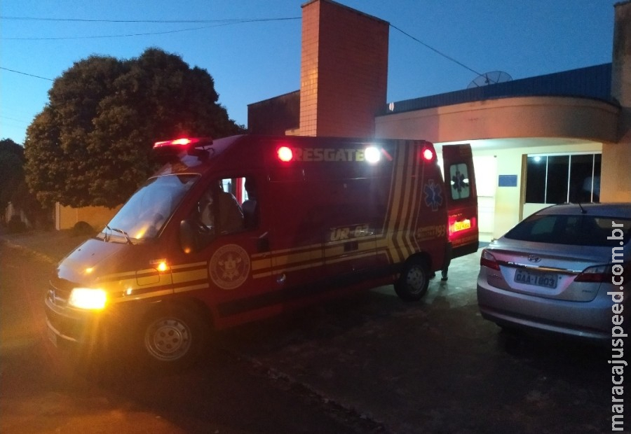 Pedestre morre após acidente com motociclista em Vicentina Pedestre morre após acidente com motociclista em Vicentina