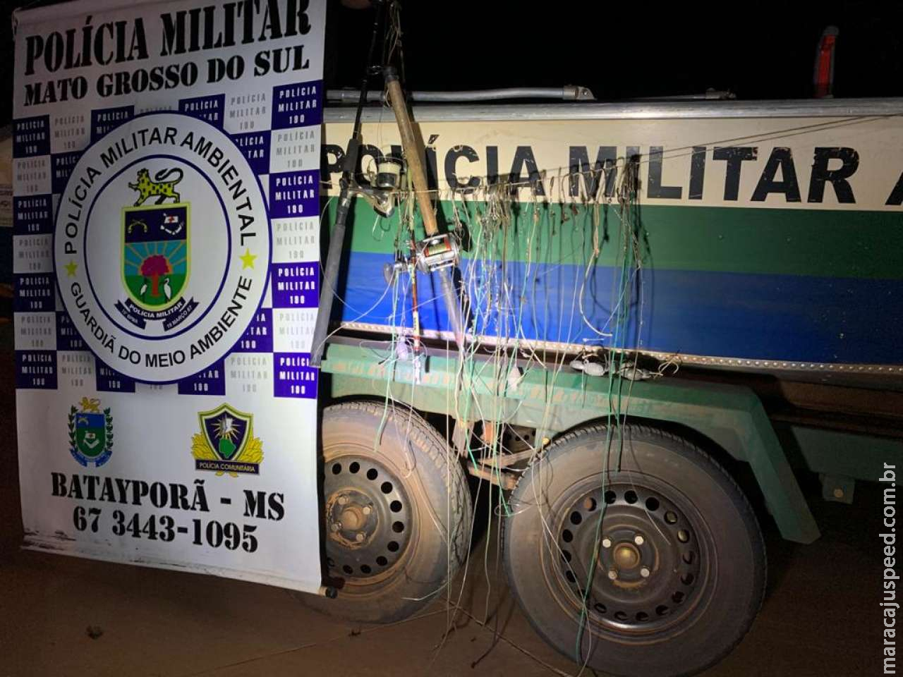 PMA autua moradores em Fátima do Sul e Corumbá praticando pesca sem autorização PMA autua moradores em Fátima do Sul e Corumbá praticando pesca sem autorização