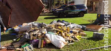 Polícia Civil, em ação conjunta com a Polícia Militar e PRF, realiza a incineração de 2,5 toneladas de drogas em Sidrolândia Polícia Civil, em ação conjunta com a Polícia Militar e PRF, realiza a incineração de 2,5 toneladas de drogas em Sidrolândia