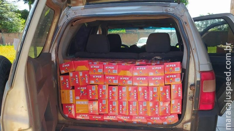 Policiais apreendem veículo com produtos contrabandeados para uso de narguilé Policiais apreendem veículo com produtos contrabandeados para uso de narguilé