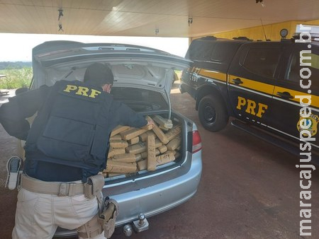 PRF apreende 273 Kg de maconha, skunk e haxixe em Ponta Porã (MS) PRF apreende 273 Kg de maconha, skunk e haxixe em Ponta Porã (MS)
