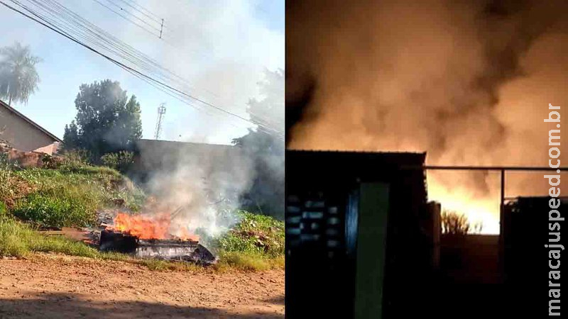 Queimadas se espalham e moradores de bairro em Campo Grande pedem ajuda: Queimadas se espalham e moradores de bairro em Campo Grande pedem ajuda: