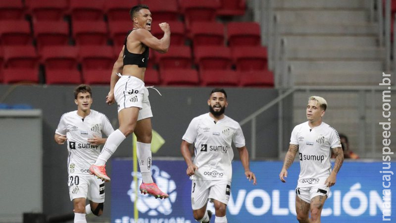 Santos garante vaga na fase de grupos da Libertadores da América Santos garante vaga na fase de grupos da Libertadores da América