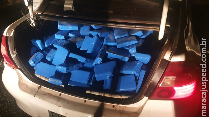Traficante é preso na MS-295 com 500 kg de maconha que levava para Minas Gerais Traficante é preso na MS-295 com 500 kg de maconha que levava para Minas Gerais