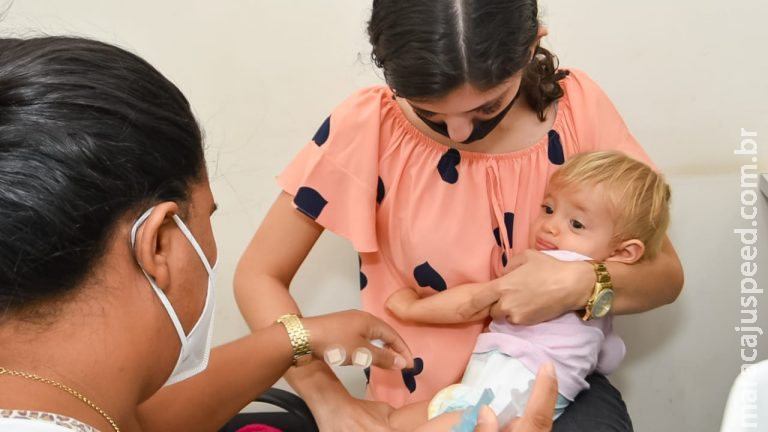 Vacinação de crianças contra a gripe continua até sábado em Campo Grande Vacinação de crianças contra a gripe continua até sábado em Campo Grande