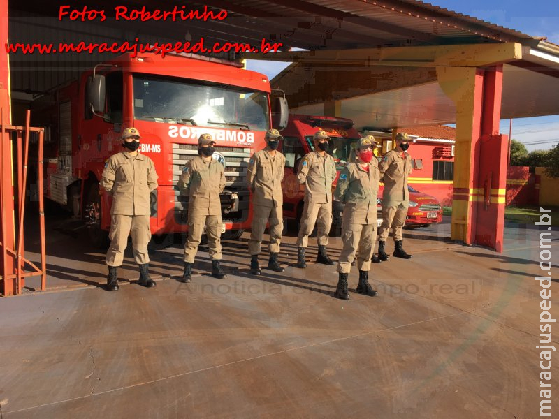 13º Subgrupamento de Bombeiros Militar Independente em Maracaju recebeu nesta segunda-feira (24), seis soldados recém formados do concurso do Corpo de Bombeiros realizado em 2018