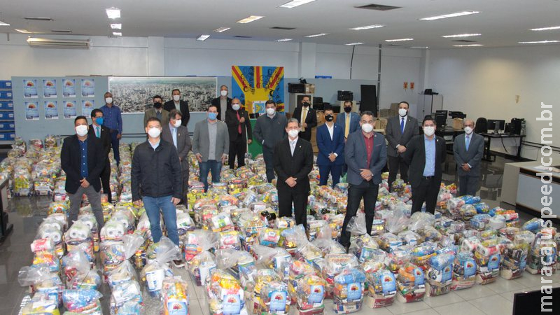 Câmara de Campo Grande arrecada 8 toneladas de alimentos para 15 entidades assistenciais Câmara de Campo Grande arrecada 8 toneladas de alimentos para 15 entidades assistenciais
