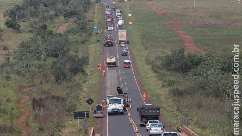 CCR MSVia bloqueia onze trechos da BR-163 e trânsito pode ficar lento na rodovia CCR MSVia bloqueia onze trechos da BR-163 e trânsito pode ficar lento na rodovia