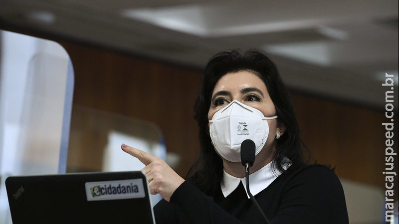 CPI: Simone critica estratégia de uso da CoronaVac e diz que liberação deveria ter garantia CPI: Simone critica estratégia de uso da CoronaVac e diz que liberação deveria ter garantia