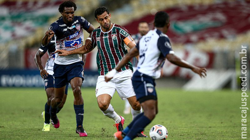 Flu perde para Junior Barranquilla e vai decidir classificaçao contra River Plate Flu perde para Junior Barranquilla e vai decidir classificaçao contra River Plate
