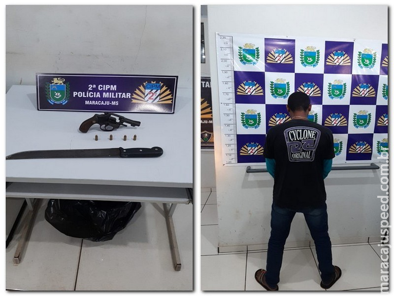 Maracaju: Polícia Militar apreende arma de fogo e prende homem em flagrante por porte ilegal de arma de fogo de uso permitido Maracaju: Polícia Militar apreende arma de fogo e prende homem em flagrante por porte ilegal de arma de fogo de uso permitido
