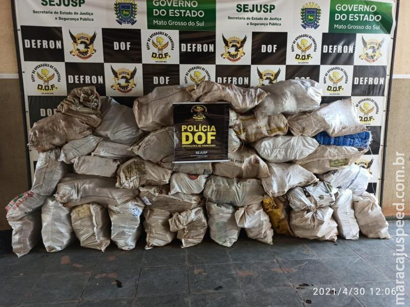 Maracaju: Veículo com mais de 800 quilos de maconha foi apreendido pelo DOF durante a Operação Hórus Maracaju: Veículo com mais de 800 quilos de maconha foi apreendido pelo DOF durante a Operação Hórus