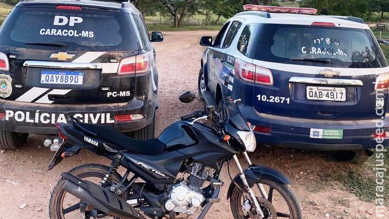 Moto é recuperada a 62 quilômetros de distância de onde ela foi furtada Moto é recuperada a 62 quilômetros de distância de onde ela foi furtada