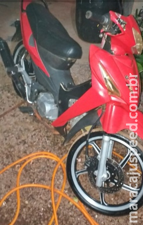 Motocicleta é recuperada e jovem termina preso por invasão a domicilio em Sidrolândia Motocicleta é recuperada e jovem termina preso por invasão a domicilio em Sidrolândia