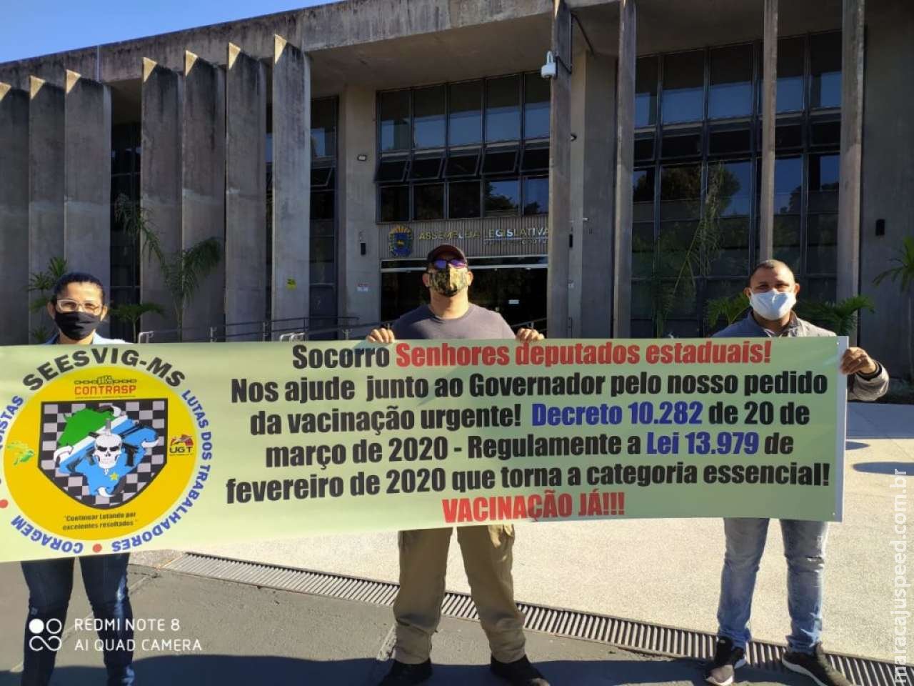Neno pede inclusão da categoria de vigilantes da segurança privada no plano estadual de vacinação Neno pede inclusão da categoria de vigilantes da segurança privada no plano estadual de vacinação
