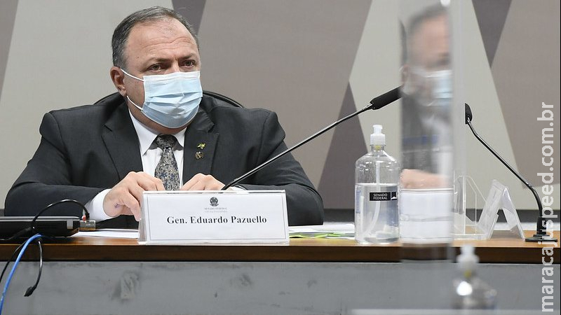 Pazuello atribui a Bolsonaro decisão de não intervir na crise do oxigênio no AM Pazuello atribui a Bolsonaro decisão de não intervir na crise do oxigênio no AM