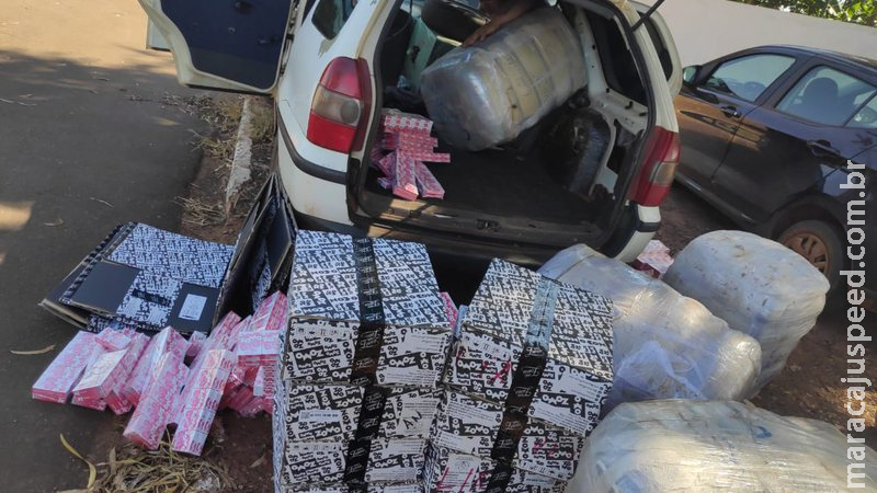 Polícia apreende produtos contrabandeados durante abordagem em assentamento Polícia apreende produtos contrabandeados durante abordagem em assentamento