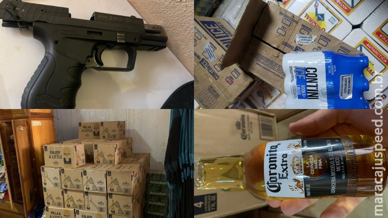 Polícia Federal prende dois por contrabando de cervejas em MS Polícia Federal prende dois por contrabando de cervejas em MS