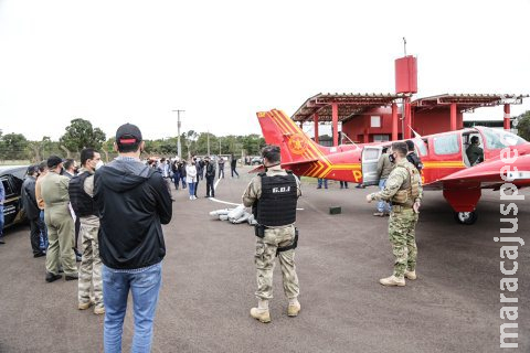 Policiais se despedem de Mikaill em cortejo com viaturas em Campo Grande Policiais se despedem de Mikaill em cortejo com viaturas em Campo Grande
