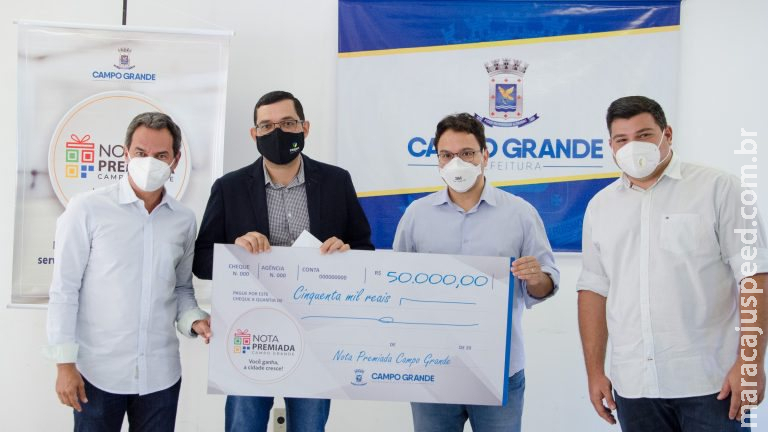 Prefeitura entrega R$ 70 mil aos sorteados no Nota Premiada Campo Grande