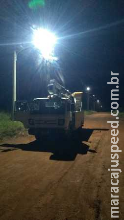 Prefeitura implanta iluminação pública de LED na Agrovila do Capão Seco Prefeitura implanta iluminação pública de LED na Agrovila do Capão Seco